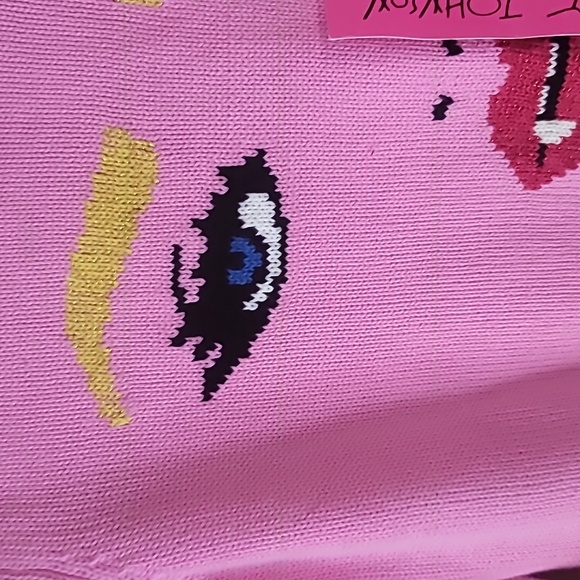 Sweater Dress VTG Betsey Johnson Vampire Fang SZ L - Picture 6 of 13